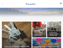 Tablet Screenshot of breathelife.com
